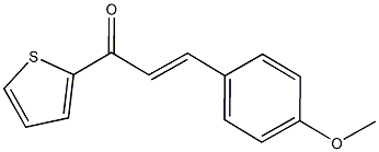 3-(4-methoxyphenyl)-1-(2-thienyl)-2-propen-1-one Structure