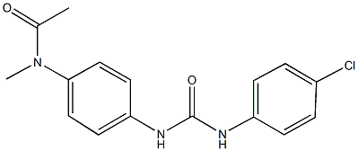  N-(4-{[(4-chloroanilino)carbonyl]amino}phenyl)-N-methylacetamide
