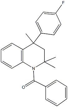 1-benzoyl-4-(4-fluorophenyl)-2,2,4-trimethyl-1,2,3,4-tetrahydroquinoline