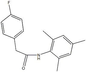 2-(4-fluorophenyl)-N-mesitylacetamide Structure