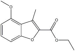 ethyl 4-methoxy-3-methyl-1-benzofuran-2-carboxylate Structure