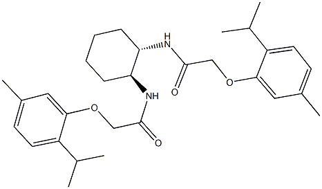 2-(2-isopropyl-5-methylphenoxy)-N-(2-{[(2-isopropyl-5-methylphenoxy)acetyl]amino}cyclohexyl)acetamide