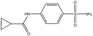 N-[4-(aminosulfonyl)phenyl]cyclopropanecarboxamide Struktur