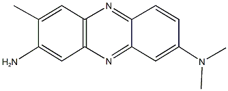N-(8-amino-7-methyl-2-phenazinyl)-N,N-dimethylamine 结构式