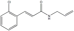 N-allyl-3-(2-chlorophenyl)acrylamide Structure