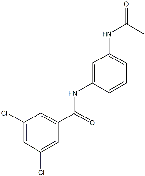 N-[3-(acetylamino)phenyl]-3,5-dichlorobenzamide Struktur