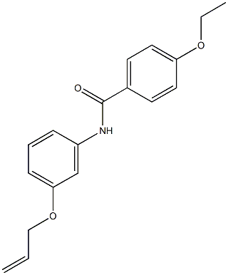 N-[3-(allyloxy)phenyl]-4-ethoxybenzamide Structure