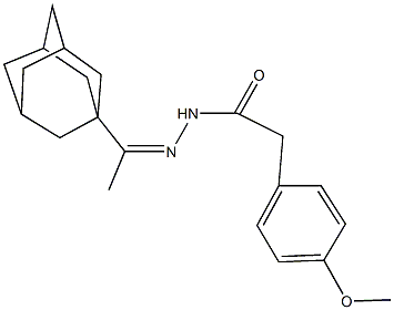 N'-[1-(1-adamantyl)ethylidene]-2-(4-methoxyphenyl)acetohydrazide