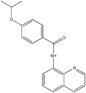 4-isopropoxy-N-(8-quinolinyl)benzamide