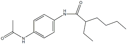  N-[4-(acetylamino)phenyl]-2-ethylhexanamide