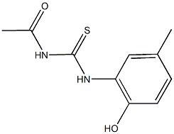 N-acetyl-N'-(2-hydroxy-5-methylphenyl)thiourea|