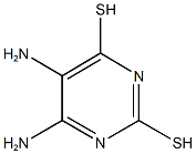4,5-diamino-6-sulfanyl-2-pyrimidinyl hydrosulfide Structure