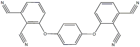 3-[4-(2,3-dicyanophenoxy)phenoxy]phthalonitrile Structure