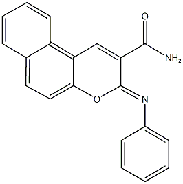 3-(phenylimino)-3H-benzo[f]chromene-2-carboxamide