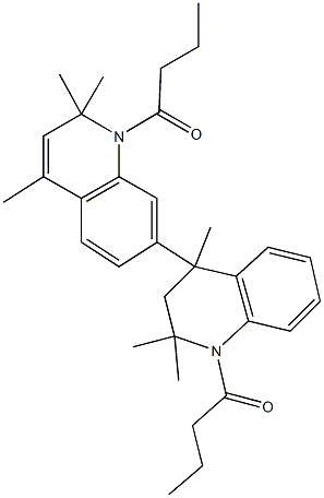 1,1'-dibutyryl-2,2,2',2',4,4'-hexamethyl-1,1',2,2',3,4-hexahydro-4,7'-biquinoline