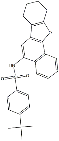 4-tert-butyl-N-(7,8,9,10-tetrahydronaphtho[1,2-b][1]benzofuran-5-yl)benzenesulfonamide