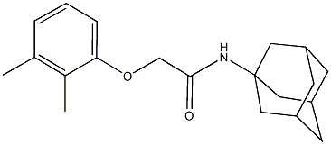 N-(1-adamantyl)-2-(2,3-dimethylphenoxy)acetamide Structure