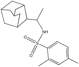 N-[1-(2-adamantyl)ethyl]-2,4-dimethylbenzenesulfonamide Structure