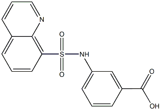 3-[(8-quinolinylsulfonyl)amino]benzoic acid