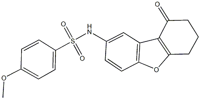 4-methoxy-N-(9-oxo-6,7,8,9-tetrahydrodibenzo[b,d]furan-2-yl)benzenesulfonamide