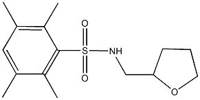 2,3,5,6-tetramethyl-N-(tetrahydro-2-furanylmethyl)benzenesulfonamide