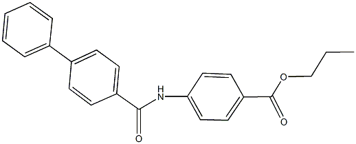 propyl 4-[([1,1'-biphenyl]-4-ylcarbonyl)amino]benzoate