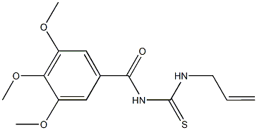 N-allyl-N'-(3,4,5-trimethoxybenzoyl)thiourea Structure
