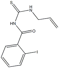 N-allyl-N'-(2-iodobenzoyl)thiourea 结构式