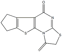 1-methylene-1,2,7,8-tetrahydro-5H,6H-cyclopenta[4,5]thieno[3,2-e][1,3]thiazolo[3,2-a]pyrimidin-5-one