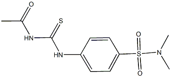 4-{[(acetylamino)carbothioyl]amino}-N,N-dimethylbenzenesulfonamide