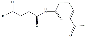 4-(3-acetylanilino)-4-oxobutanoic acid