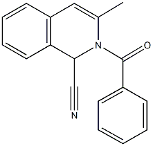  2-benzoyl-3-methyl-1,2-dihydro-1-isoquinolinecarbonitrile