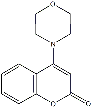 4-(4-morpholinyl)-2H-chromen-2-one Structure
