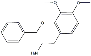 2-[2-(benzyloxy)-3,4-dimethoxyphenyl]ethanamine,,结构式