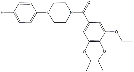 1-(4-fluorophenyl)-4-(3,4,5-triethoxybenzoyl)piperazine|