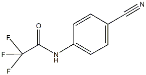 N-(4-cyanophenyl)-2,2,2-trifluoroacetamide,,结构式