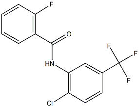 N-[2-chloro-5-(trifluoromethyl)phenyl]-2-fluorobenzamide Structure