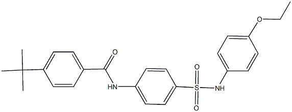 4-tert-butyl-N-{4-[(4-ethoxyanilino)sulfonyl]phenyl}benzamide