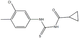 N-(3-chloro-4-methylphenyl)-N'-(cyclopropylcarbonyl)thiourea|