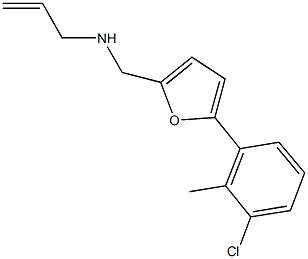 N-allyl-N-{[5-(3-chloro-2-methylphenyl)-2-furyl]methyl}amine|