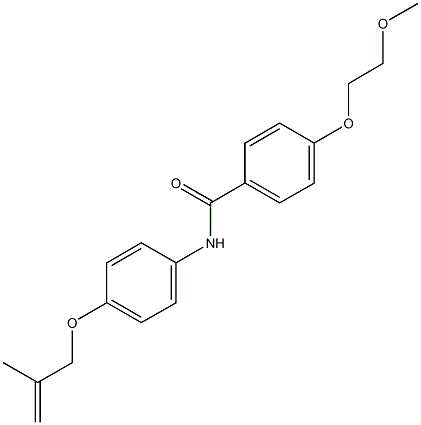 4-(2-methoxyethoxy)-N-{4-[(2-methyl-2-propenyl)oxy]phenyl}benzamide