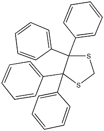 4,4,5,5-tetraphenyl-1,3-dithiolane Structure