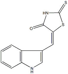 5-(1H-indol-3-ylmethylene)-2-thioxo-1,3-thiazolidin-4-one