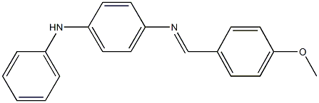 N-(4-anilinophenyl)-N-(4-methoxybenzylidene)amine