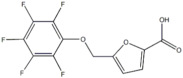5-[(2,3,4,5,6-pentafluorophenoxy)methyl]-2-furoic acid