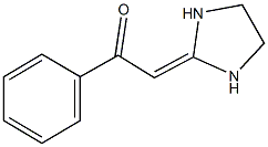 2-(2-imidazolidinylidene)-1-phenylethanone Struktur