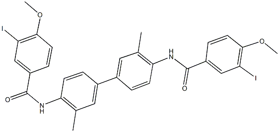 3-iodo-N-{4'-[(3-iodo-4-methoxybenzoyl)amino]-3,3'-dimethyl[1,1'-biphenyl]-4-yl}-4-methoxybenzamide