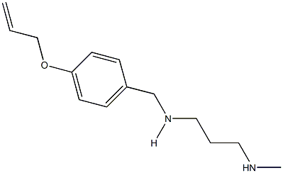 N-[4-(allyloxy)benzyl]-N-[3-(methylamino)propyl]amine Structure