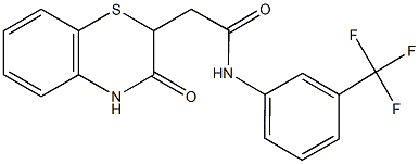 2-(3-oxo-3,4-dihydro-2H-1,4-benzothiazin-2-yl)-N-[3-(trifluoromethyl)phenyl]acetamide