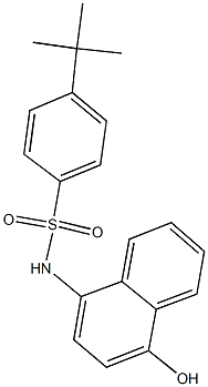 4-tert-butyl-N-(4-hydroxy-1-naphthyl)benzenesulfonamide